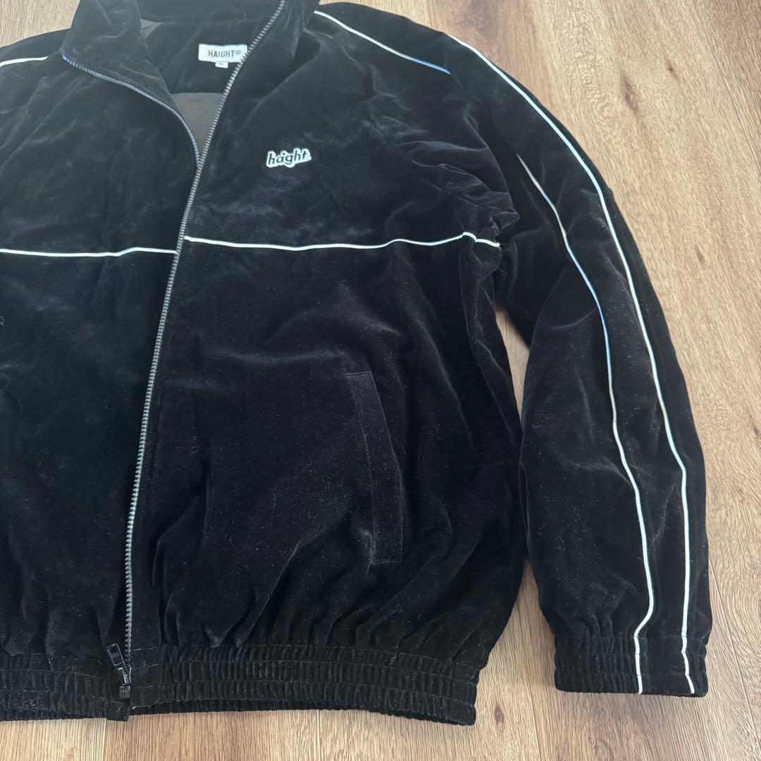上下セットHAIGHT ヘイト ベロアトラックジャケット ブラック XL