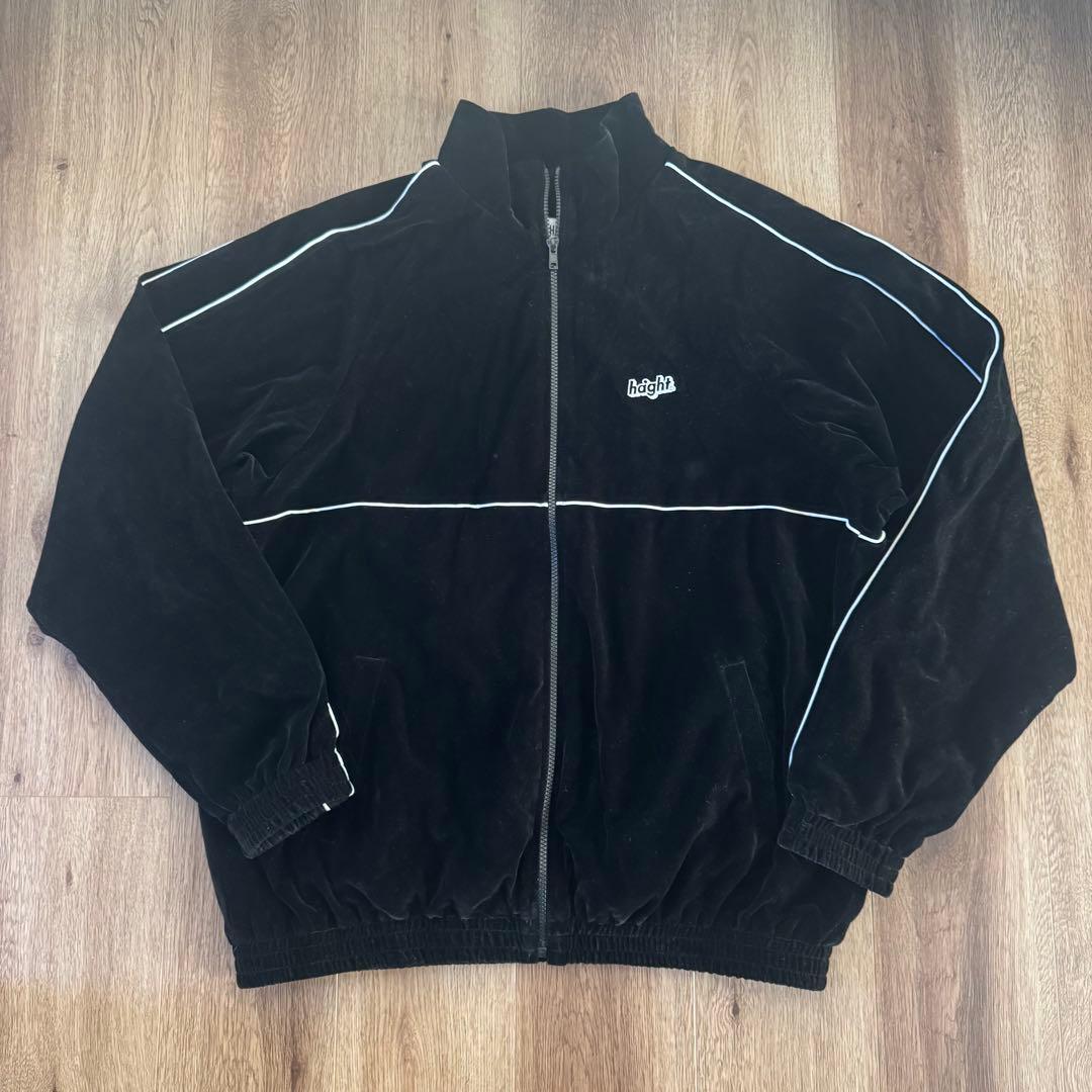 上下セットHAIGHT ヘイト ベロアトラックジャケット ブラック XL