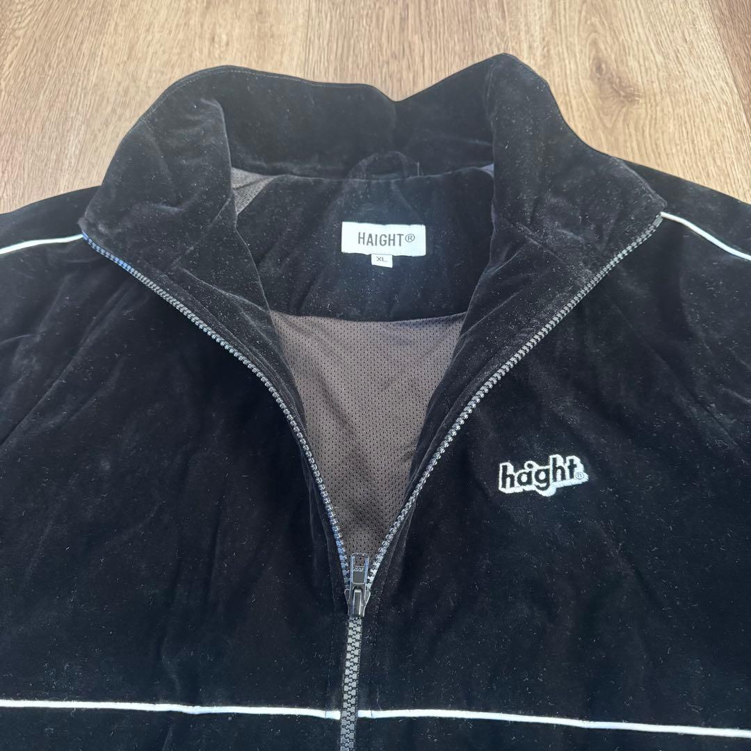 上下セットHAIGHT ヘイト ベロアトラックジャケット ブラック XL
