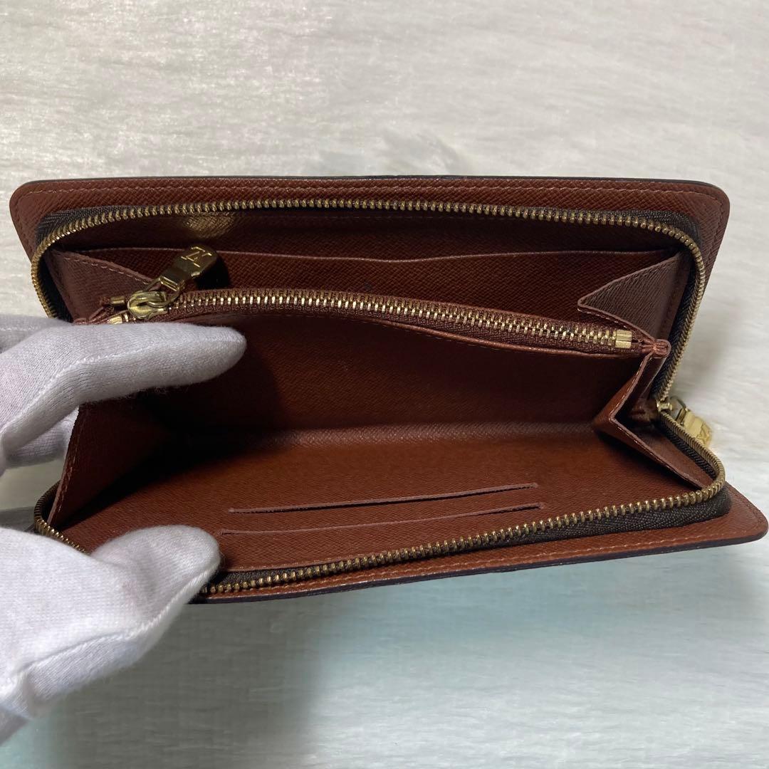 本日限定　ルイ　ヴィトン モノグラム ポルトモネジップ 長財布　茶色　ファスナ