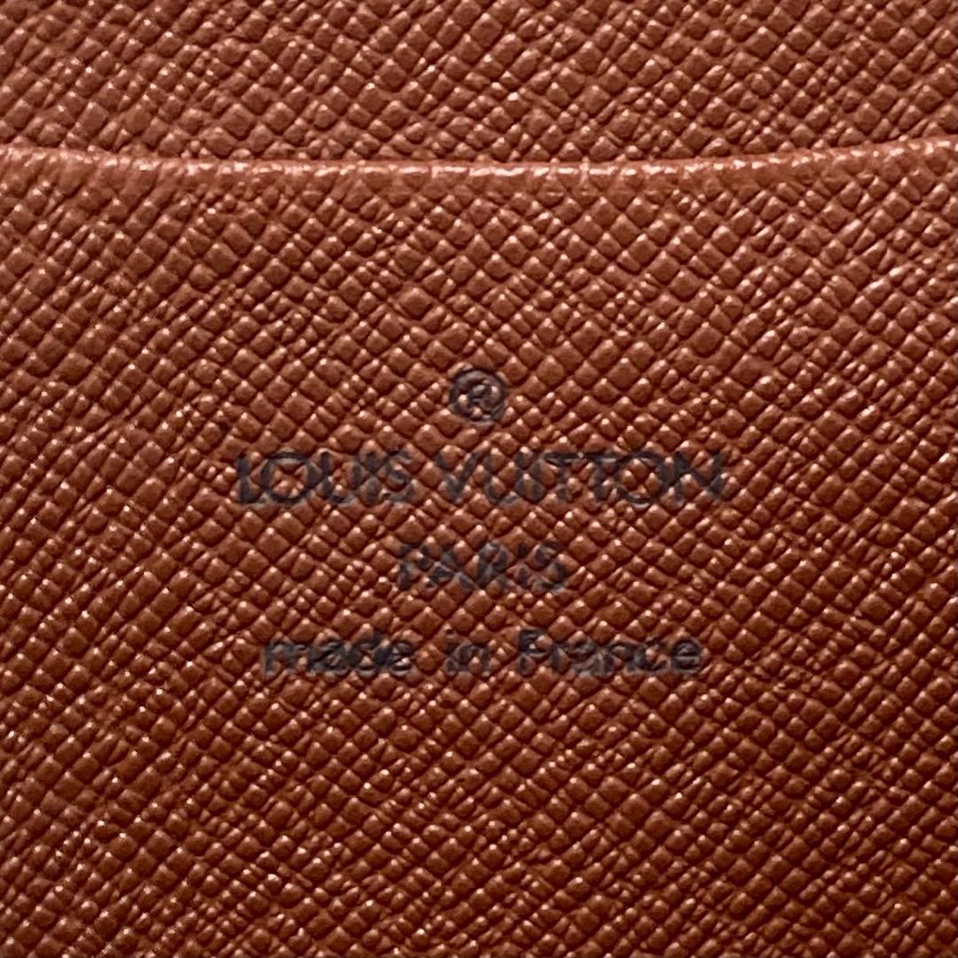 本日限定　ルイ　ヴィトン モノグラム ポルトモネジップ 長財布　茶色　ファスナ