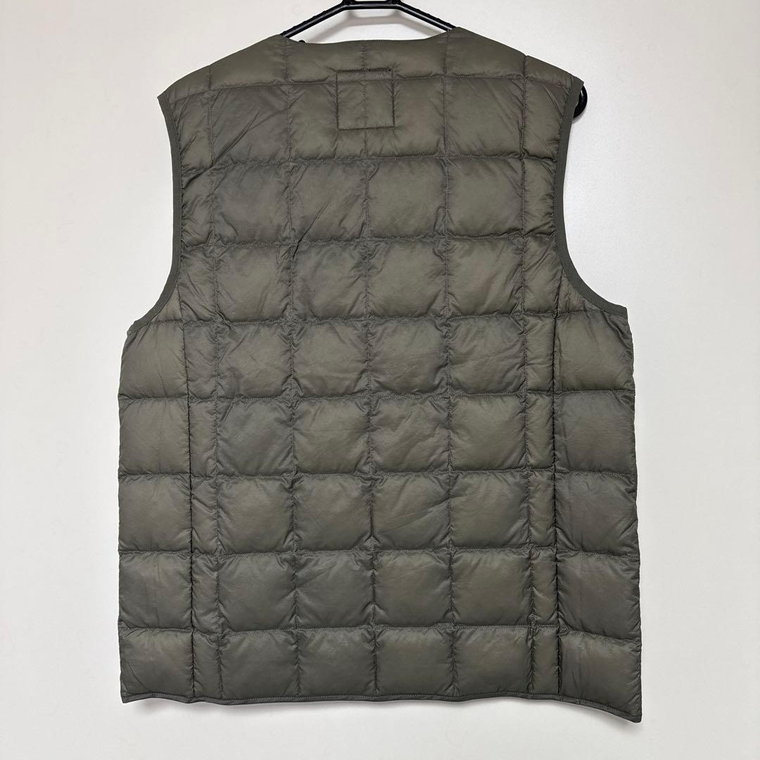 GRAMICCI TAION ダウンベスト Lストーングレー