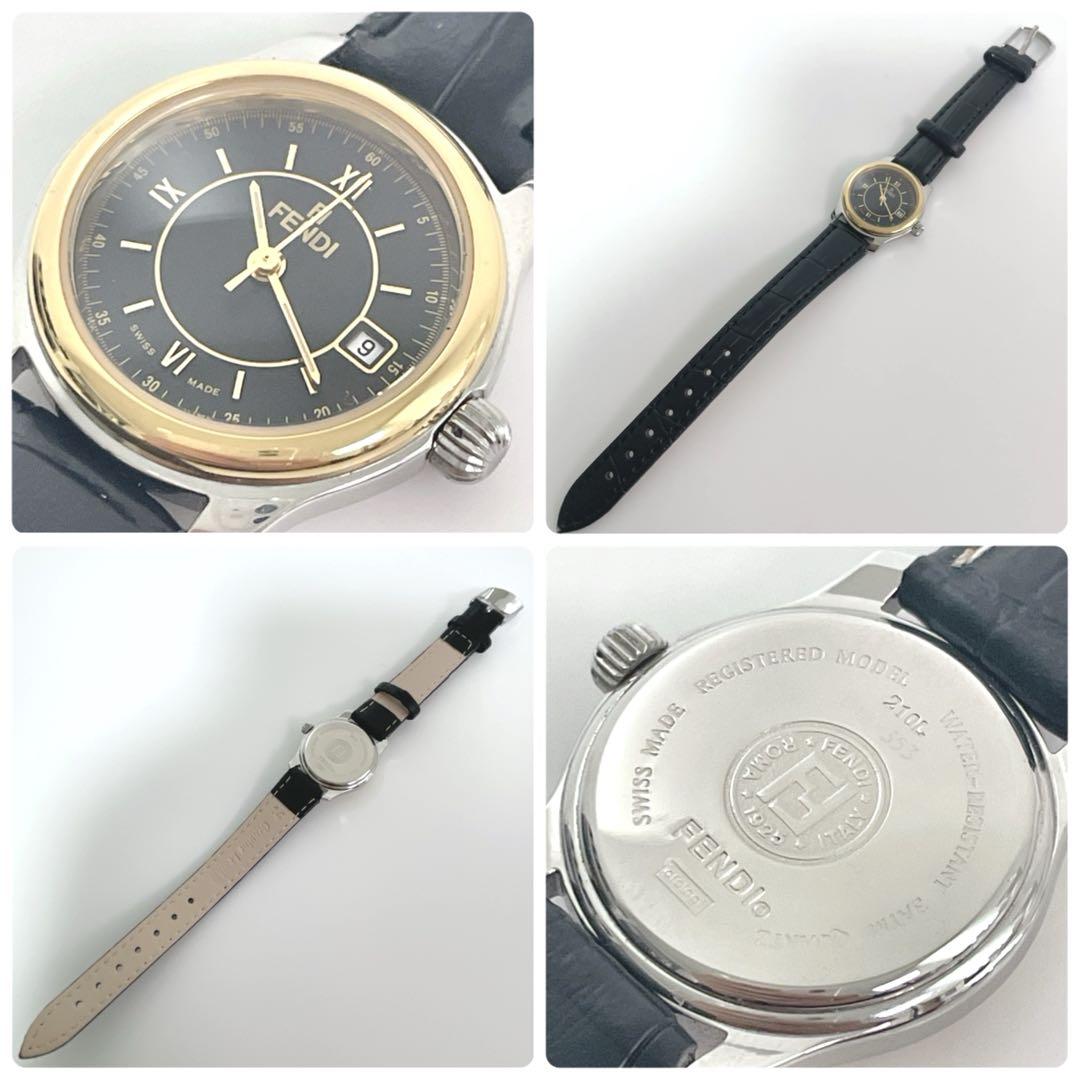 さんさん！【極上品】FENDI フェンディー 210L 腕時計 ゴールド