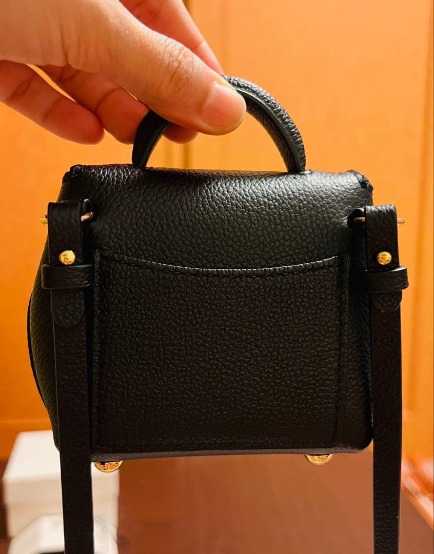 POLÈNE Numéro Un Microバッグ 黒