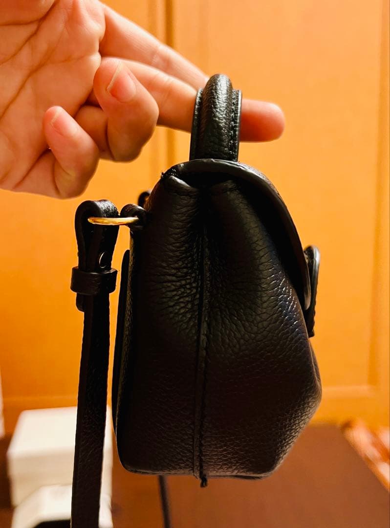 POLÈNE Numéro Un Microバッグ 黒