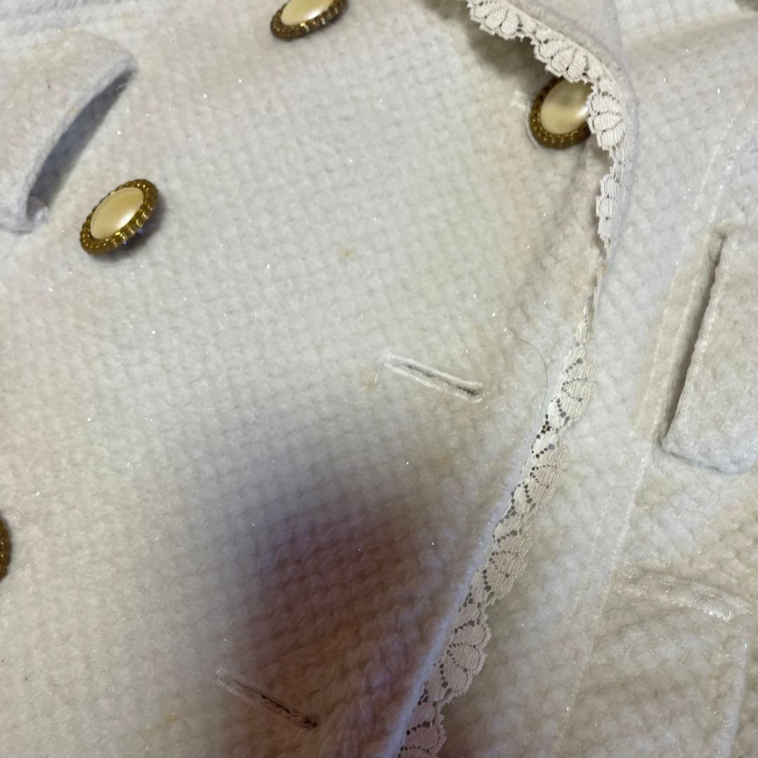 トゥララ　リズリサ　ファー付きキラキララメコート