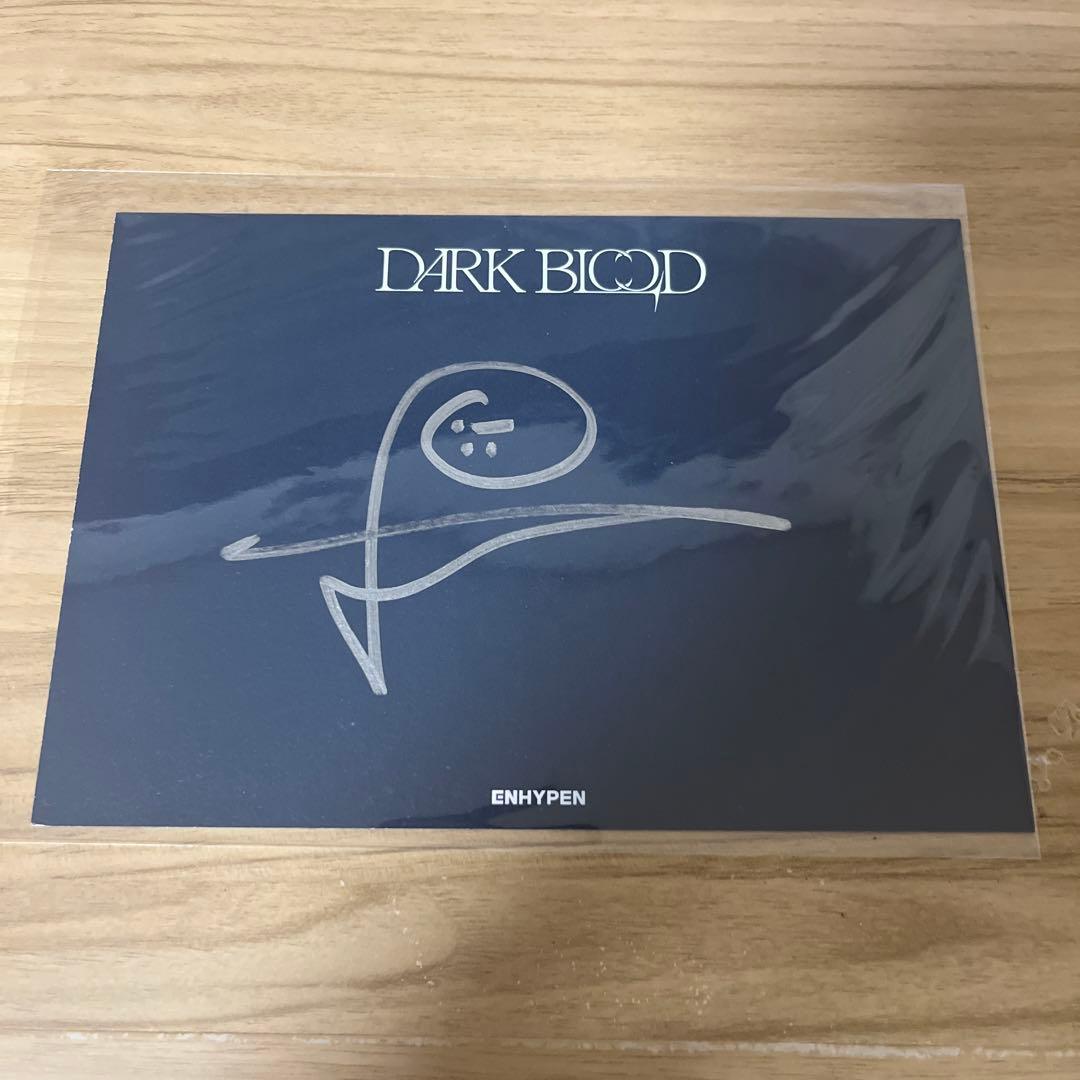 ENHYPEN ジョンウォン DARK BLOOD US限定 サイン