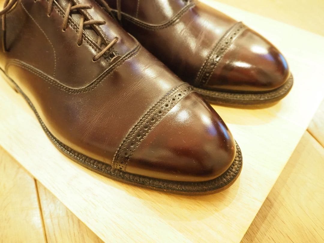 D*O様 【美品】Alden 905 9D バーガンディー ストレートチップ キ