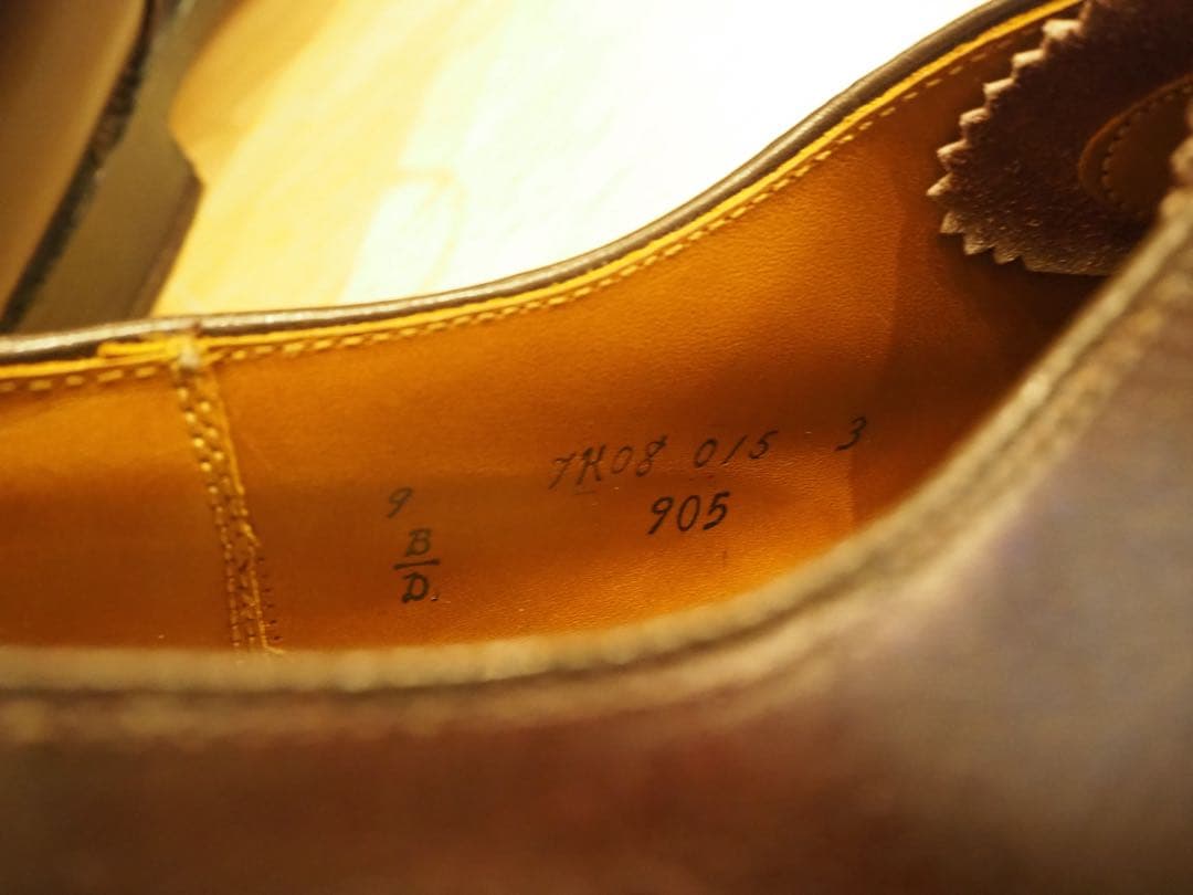 D*O様 【美品】Alden 905 9D バーガンディー ストレートチップ キ