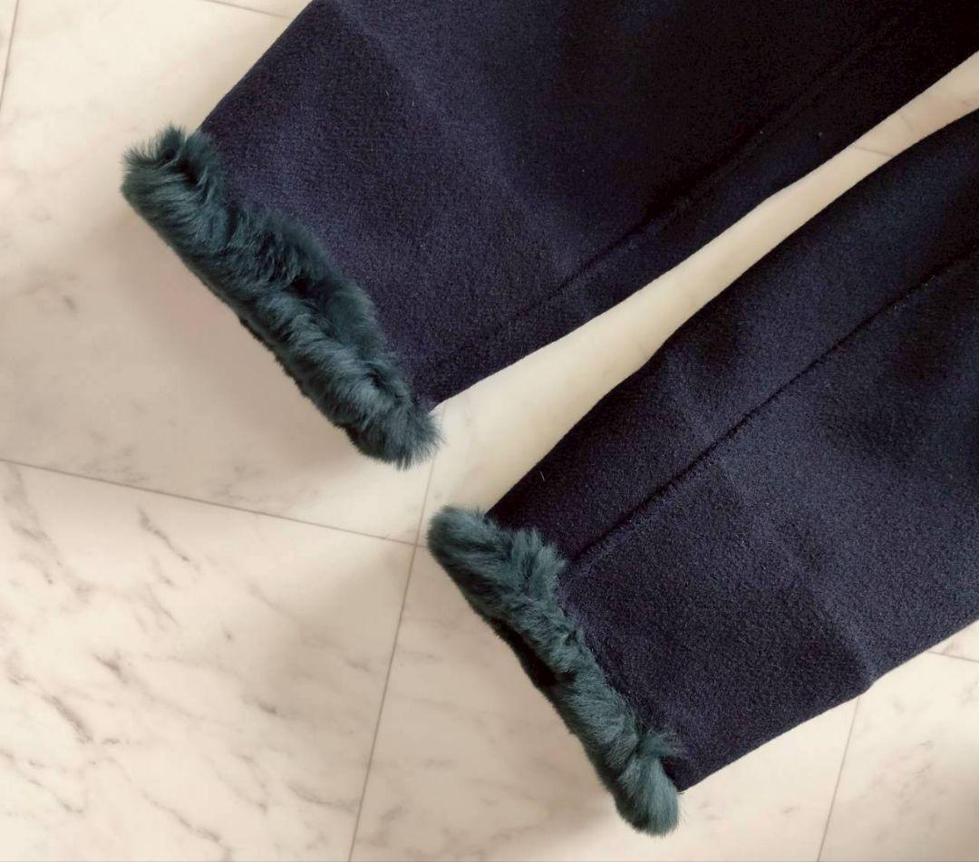 Max mara クチートアマーノ リバーシブル チェック ロング コート