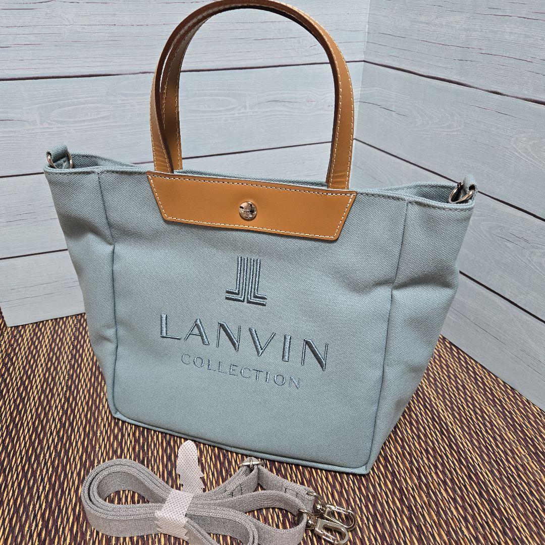LANVIN ショルダーバッグ ライトグリーン新品未使用タグ付き