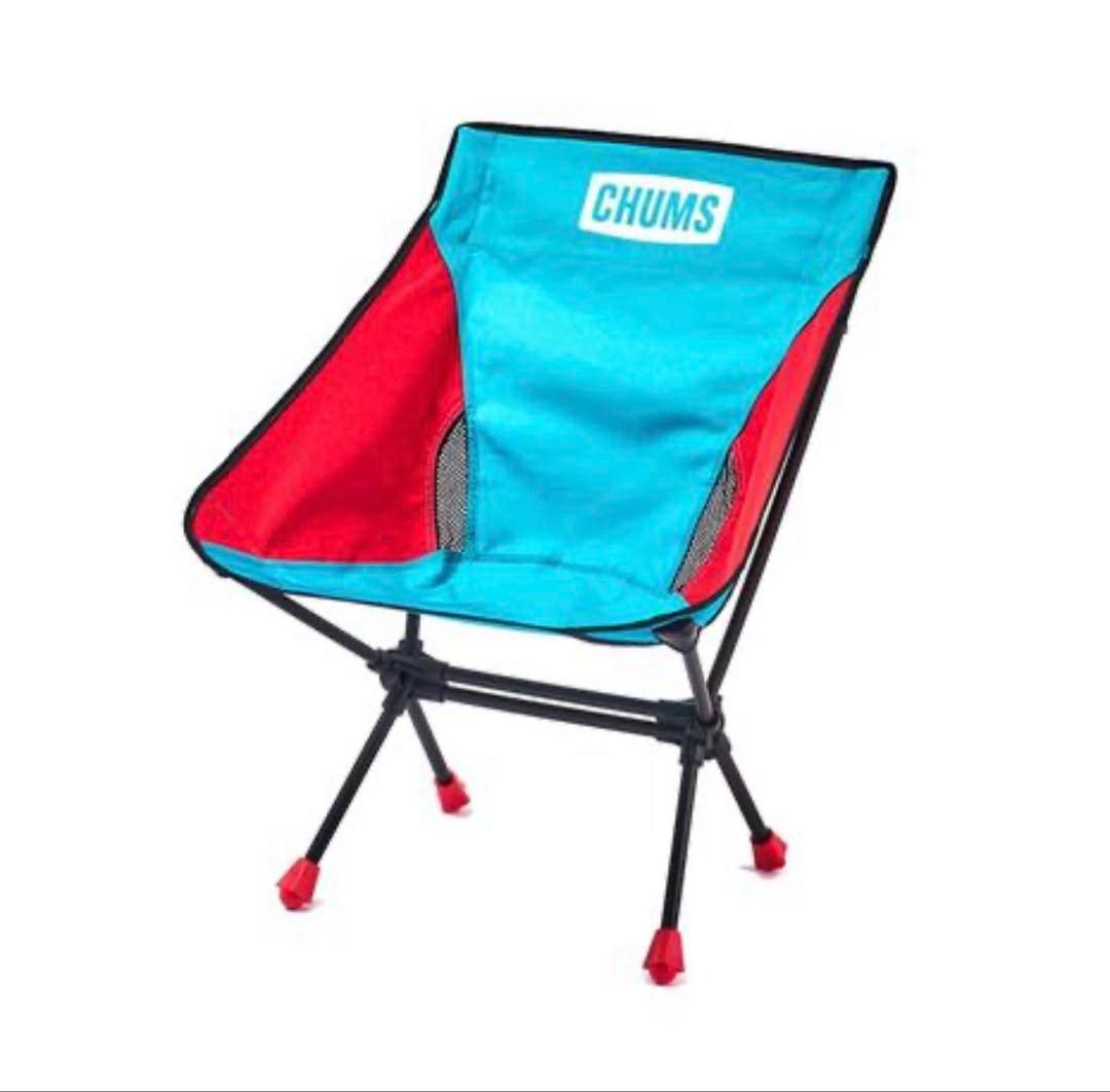 【新品】チャムス（CHUMS）ブービーフットローチェア　（ティール/レッド）
