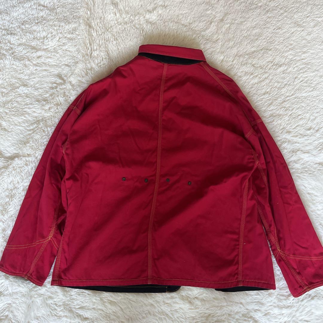 ChahChah×TENBOX×Lee/リバーシブルカバーオール/赤黒 10匣