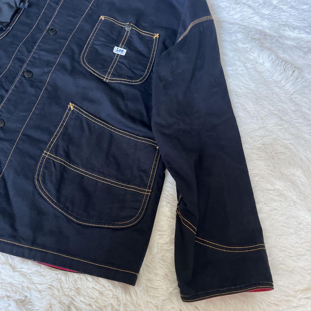 ChahChah×TENBOX×Lee/リバーシブルカバーオール/赤黒 10匣