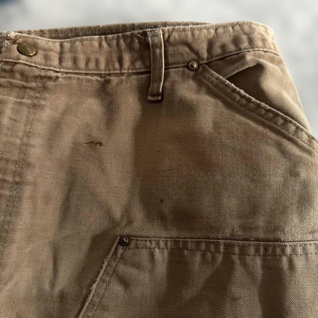 値下げ◇ビンテージ carhartt ダメージ ダブルニー