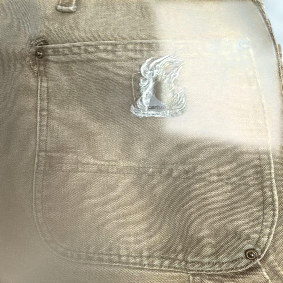 値下げ◇ビンテージ carhartt ダメージ ダブルニー