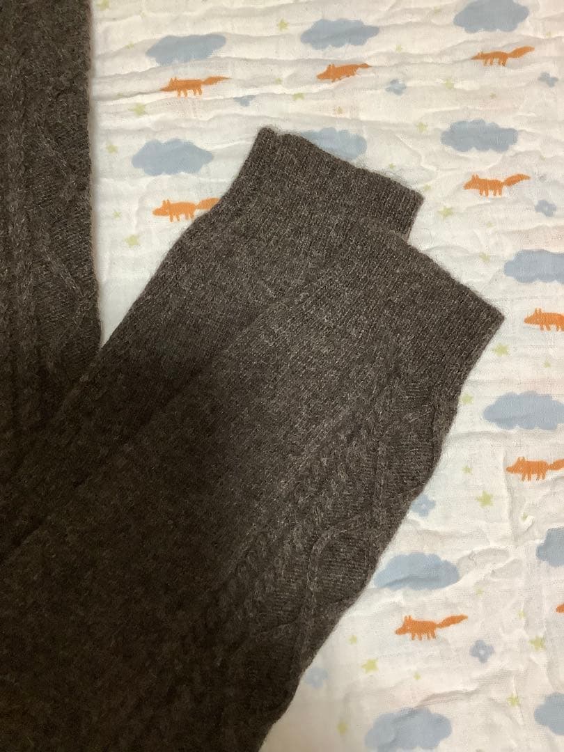 ウールレギンス　ウール100% XXLサイズ　モンゴル産　厚手　スパッツ