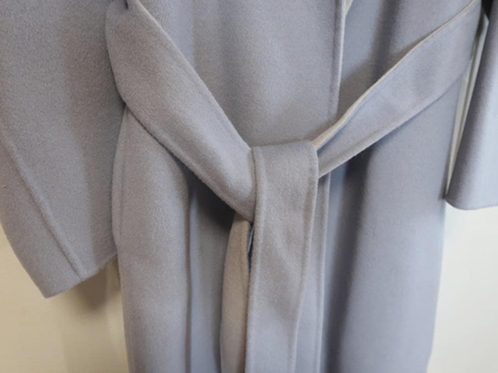 みにもも ROSSO■リバーシブルウールヤクノーカラーリバーコート