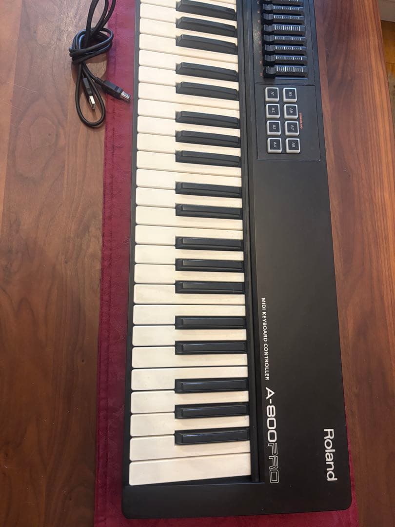 【美品】Roland A-800PRO MIDIキーボード/DP-2ペダル付