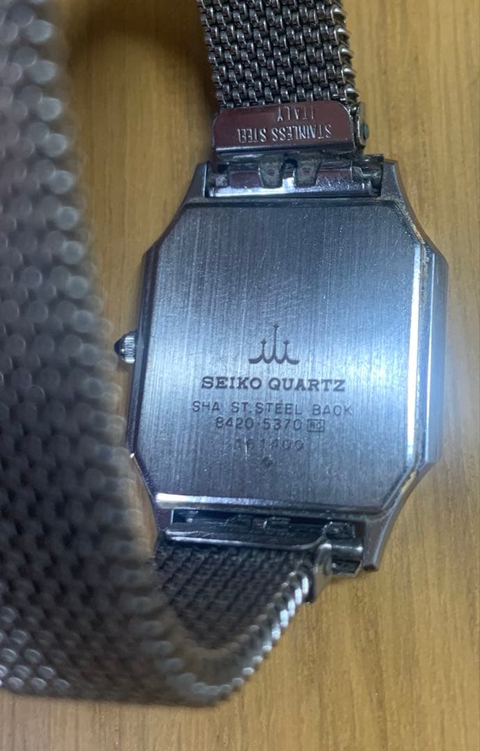 【不動品】 SEIKO セイコー クレドール 超硬ケース 8420-5370