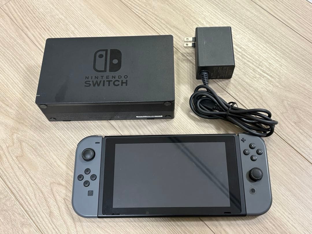 Nintendo Switch グレー 本体 バッテリー強化 2021