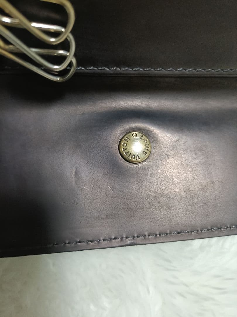 (kさま専用) ルイヴィトン 黒 モノグラム ヴェルニ キーケース 4連