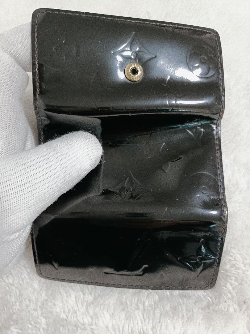 (kさま専用) ルイヴィトン 黒 モノグラム ヴェルニ キーケース 4連