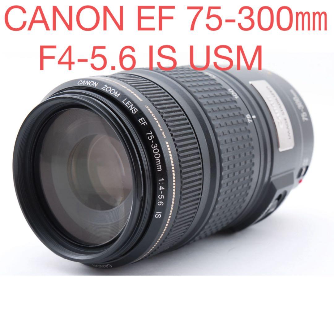 【手ブレ補正付き】 CANON EF 75-300㎜ F4-5.6 IS USM