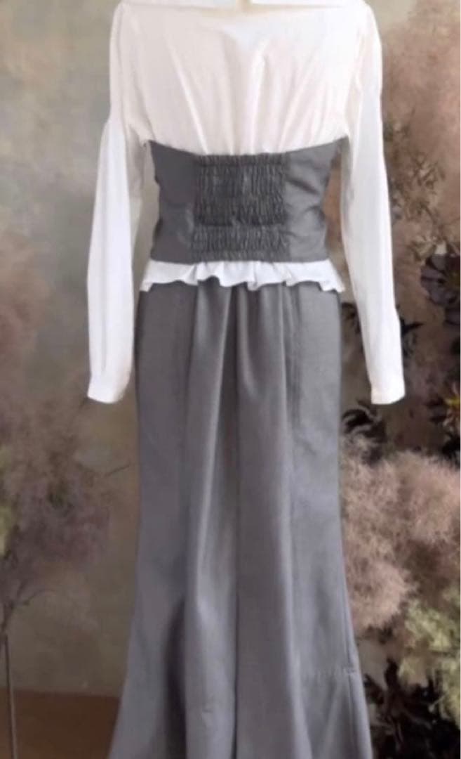 新品her lip to carette docking shirt dress