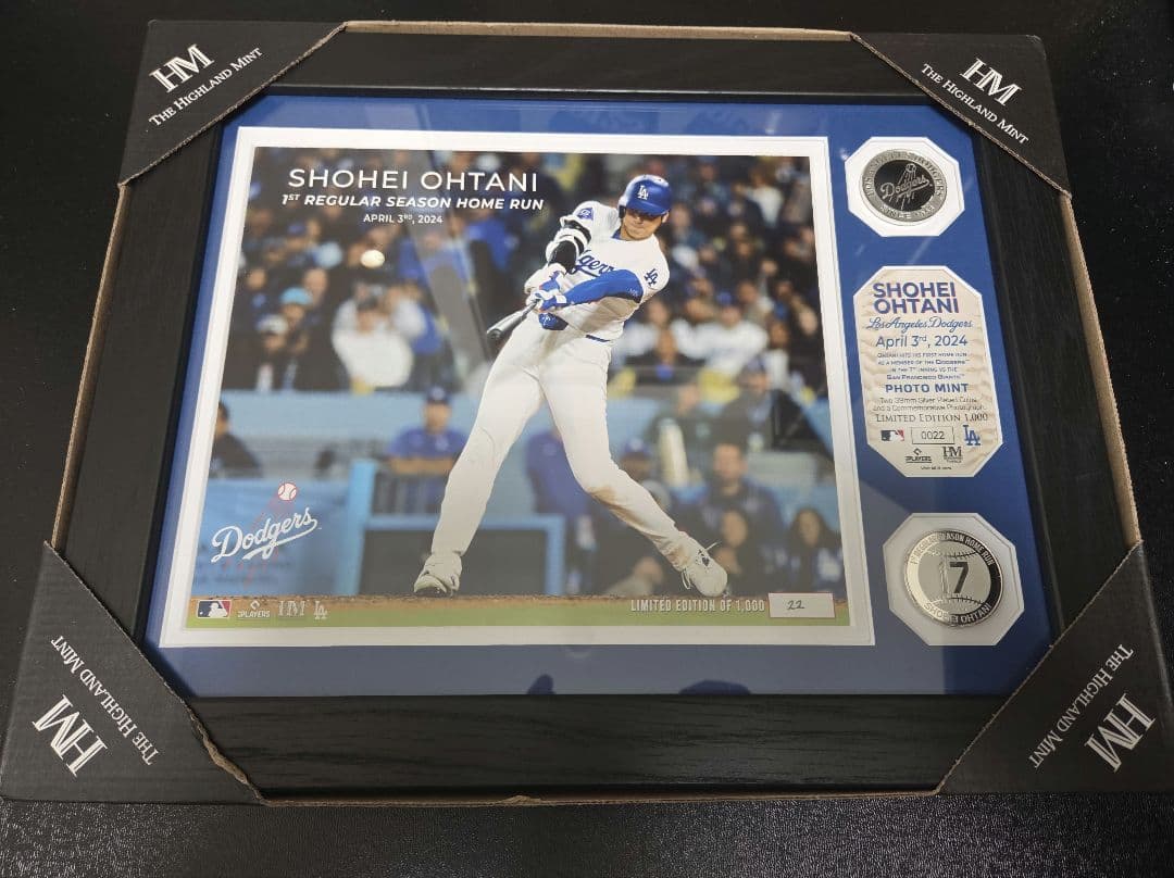 大谷翔平 MLB 初ホームラン記念 ダブルフォトミント 限定1000個