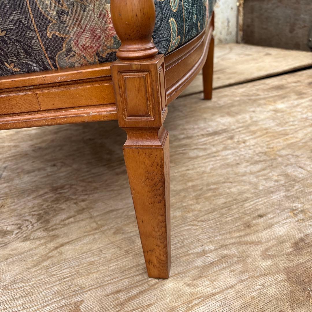 昭和レトロ　カリモク3人掛けソファ