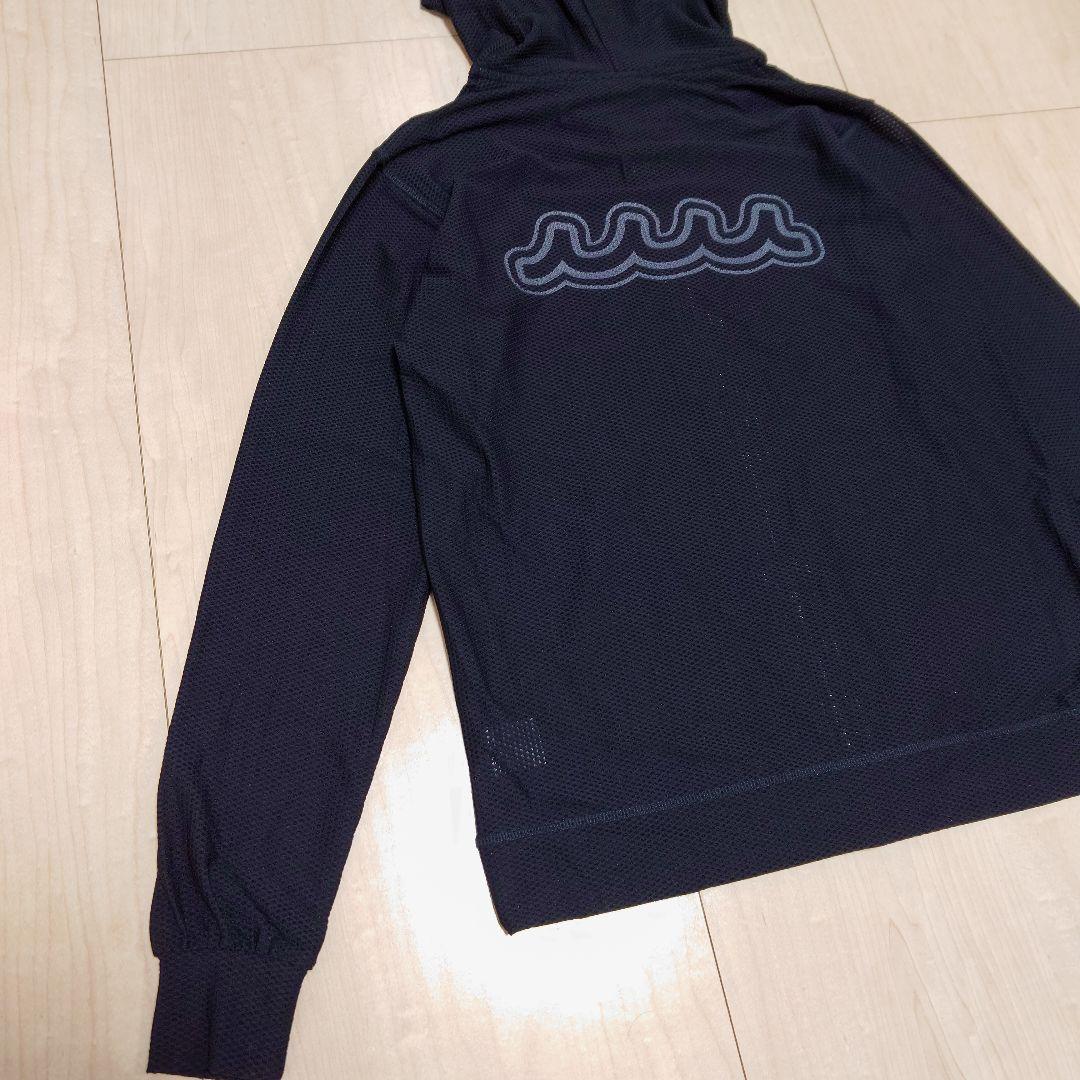 新品 MUTA メッシュジップパーカー ブラック