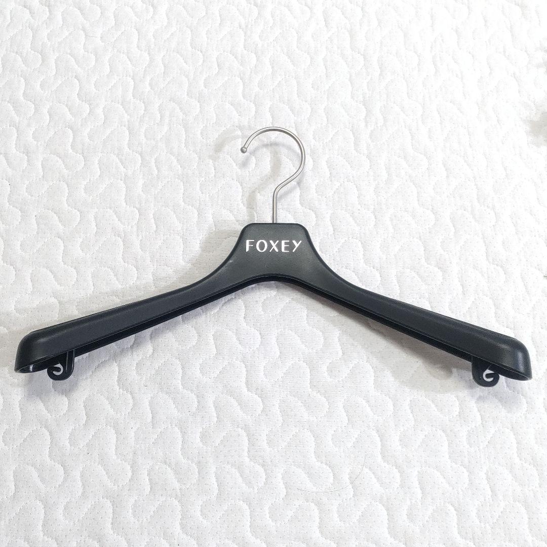 ハンガー付き美品✨FOXEY　パールボタンツイードジャケット　ネイビー　38