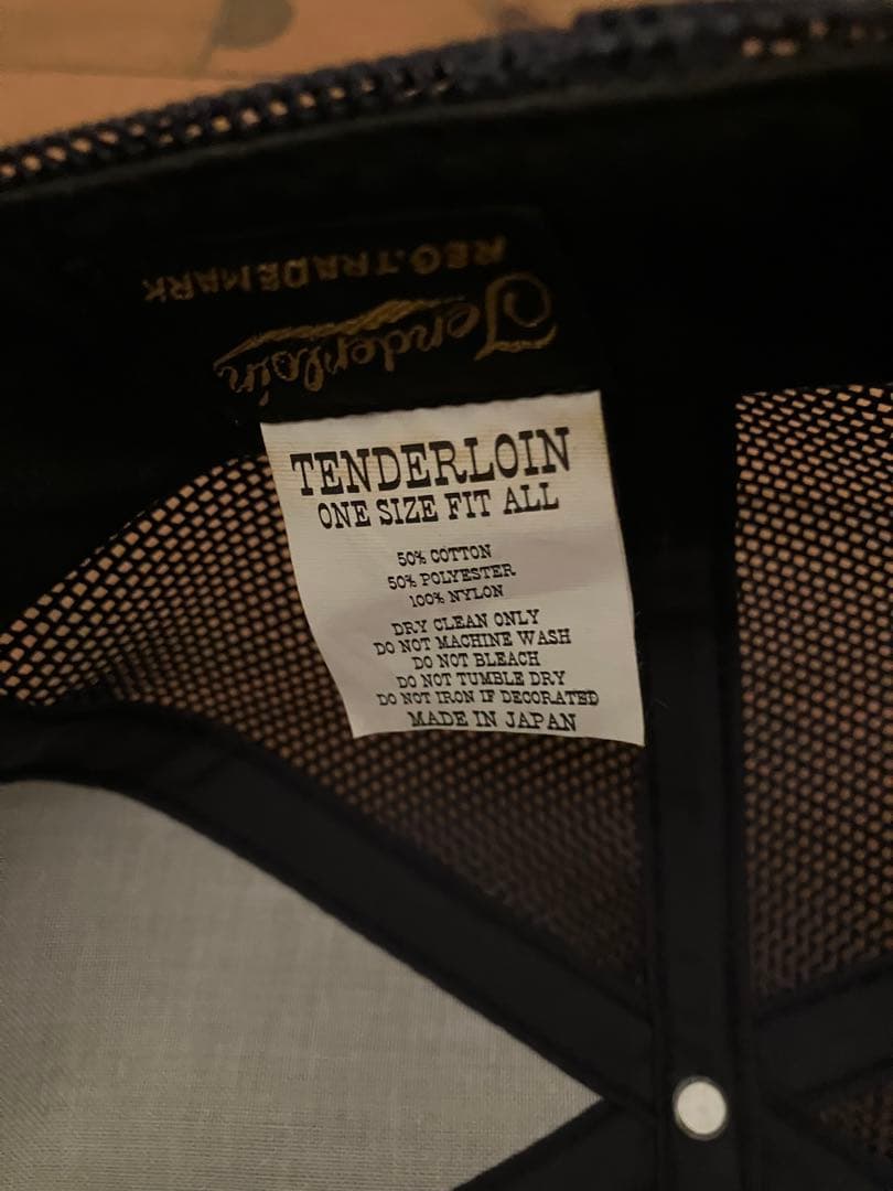 TENDERLOIN ネイビー メッシュバックキャップ