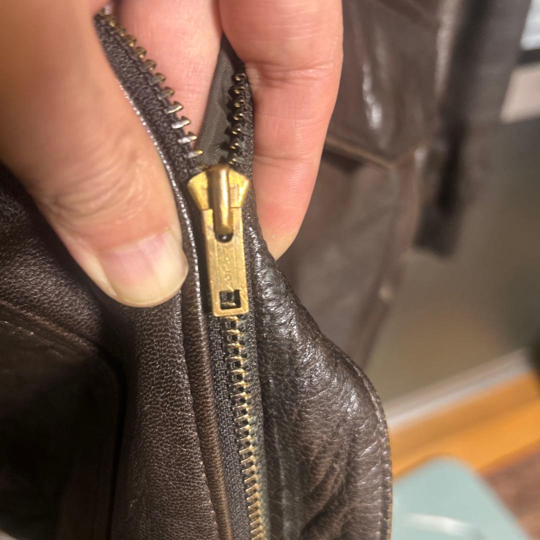 L.L.Bean レザージャケット M TALL 実寸 xl 相当 タロンジップ