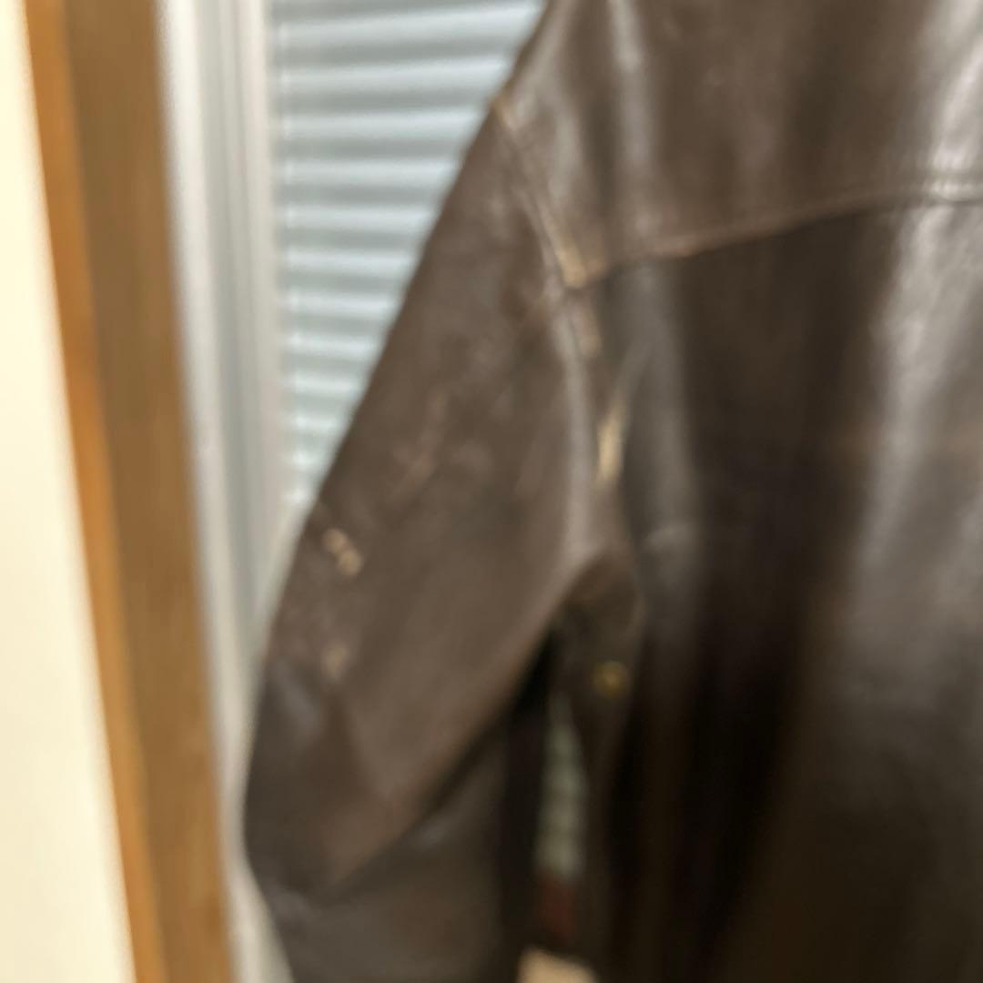 L.L.Bean レザージャケット M TALL 実寸 xl 相当 タロンジップ