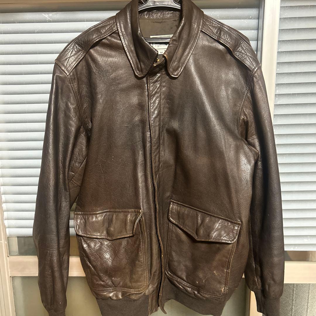 L.L.Bean レザージャケット M TALL 実寸 xl 相当 タロンジップ