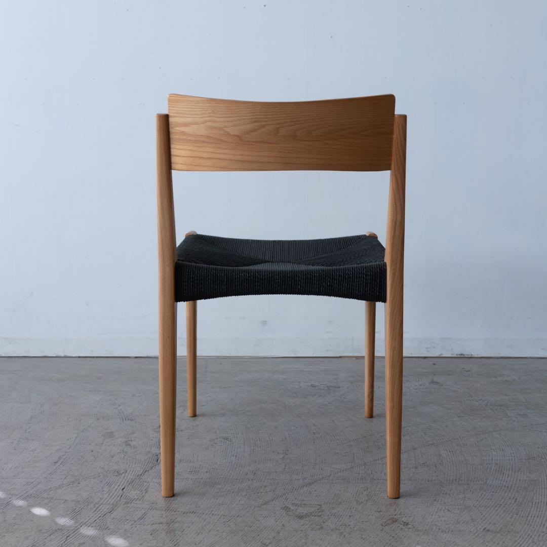 ダイニングチェア ブラック　ペーパーコード