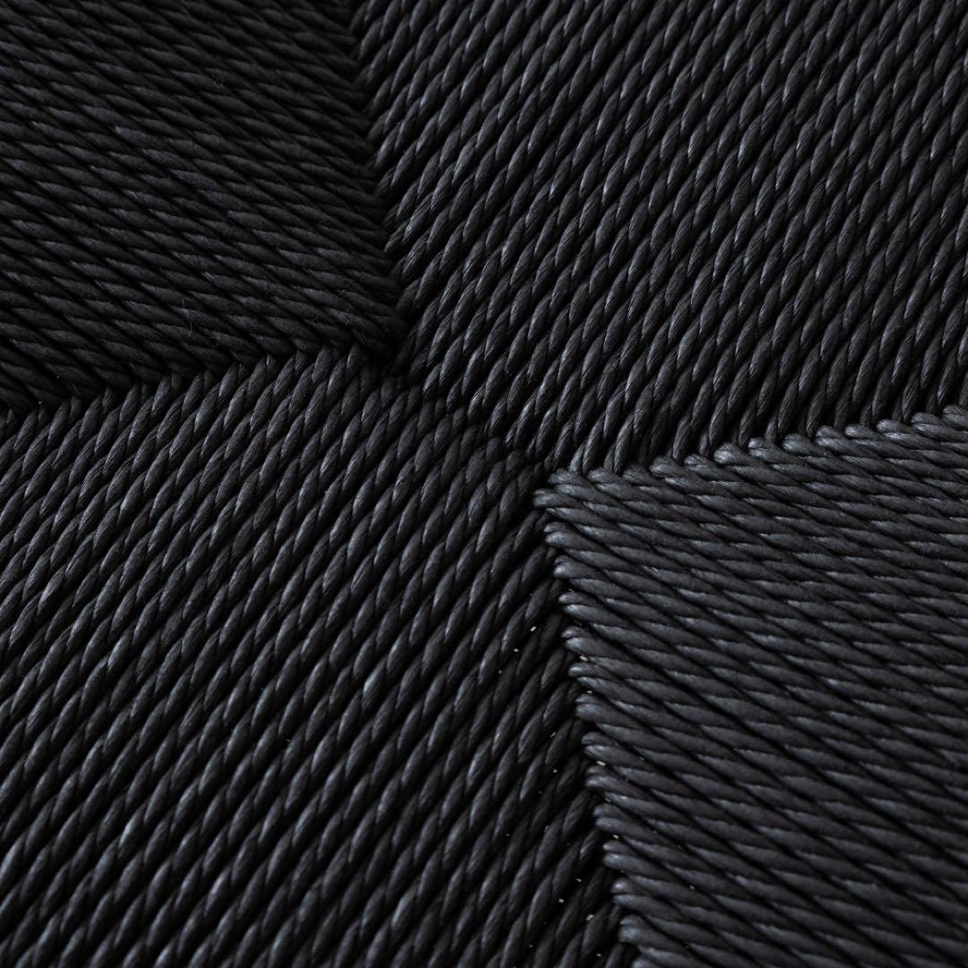 ダイニングチェア ブラック　ペーパーコード