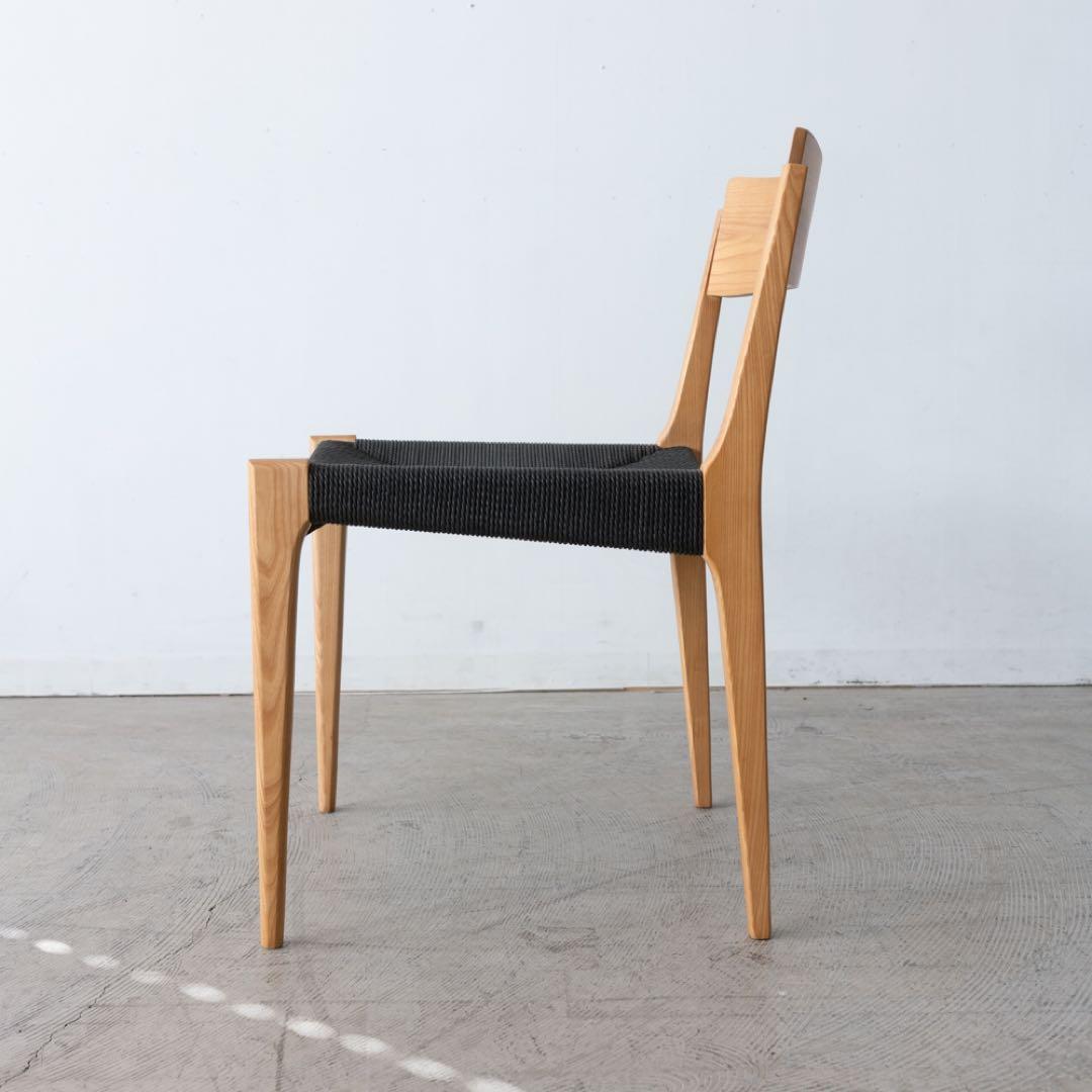 ダイニングチェア ブラック　ペーパーコード