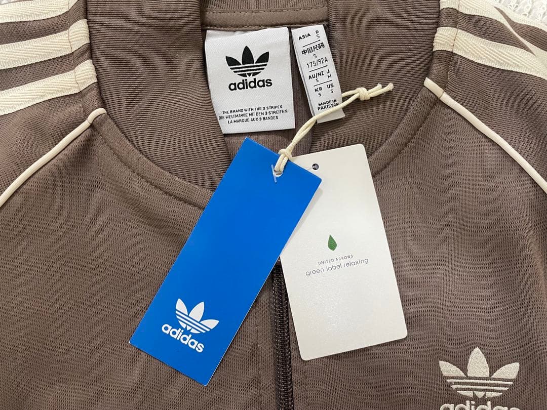 新品　アディダスオリジナル　ユナイテッドアローズ　トラックジャケット　ブラウン