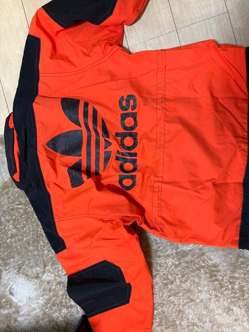 adidas スキーウェア Mサイズ オレンジ