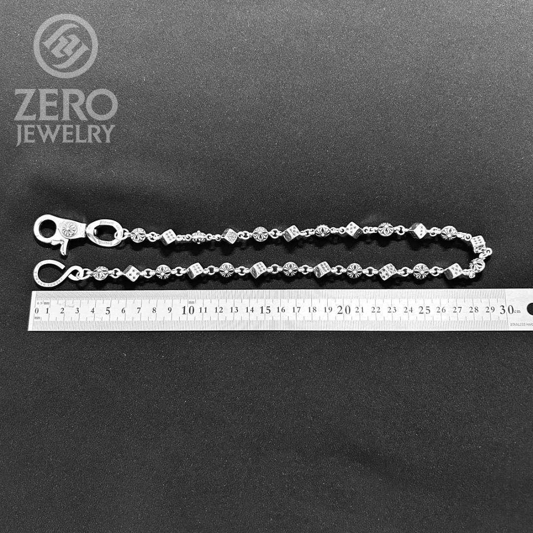 【⭐️即日発送⭐️925刻印】62cmクロスボール＆ダイス ウォレット