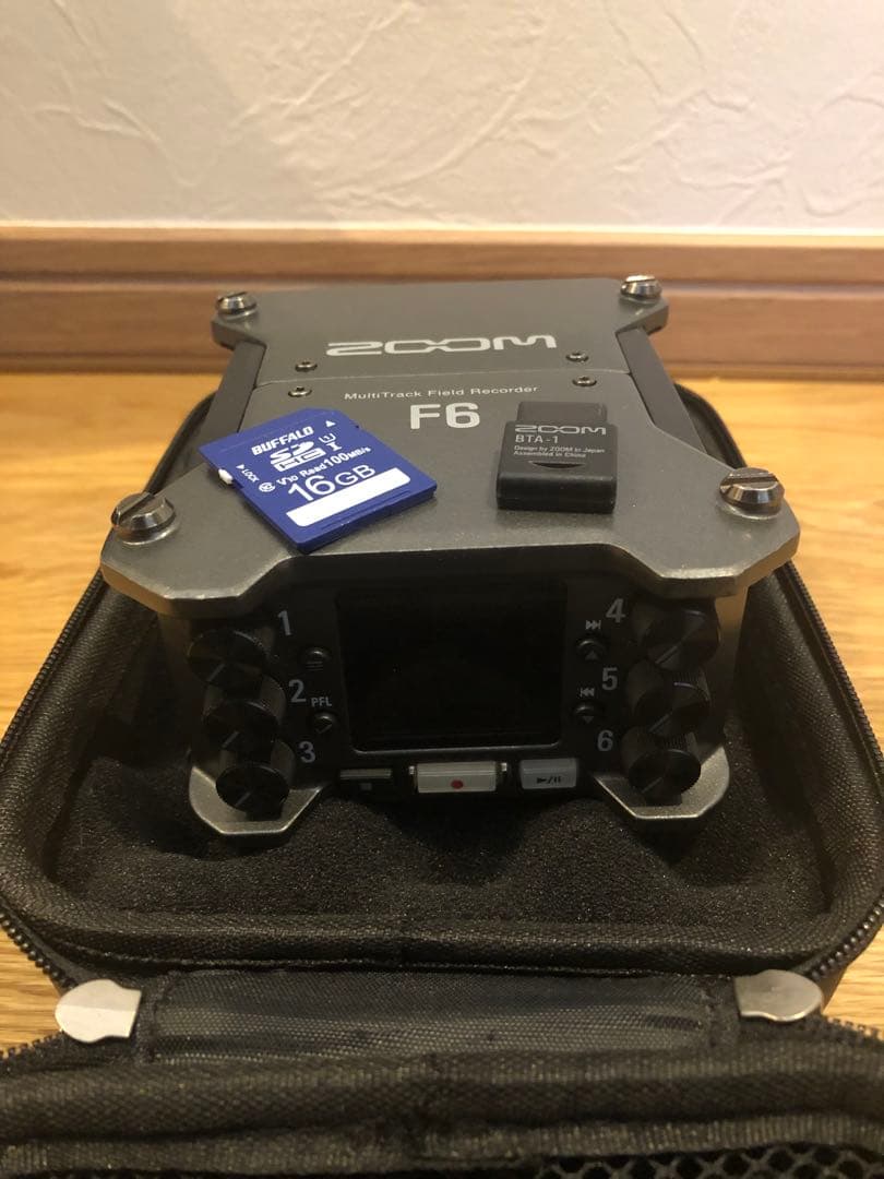 Zoom F6 ハンディレコーダー SDカード BTA-1
