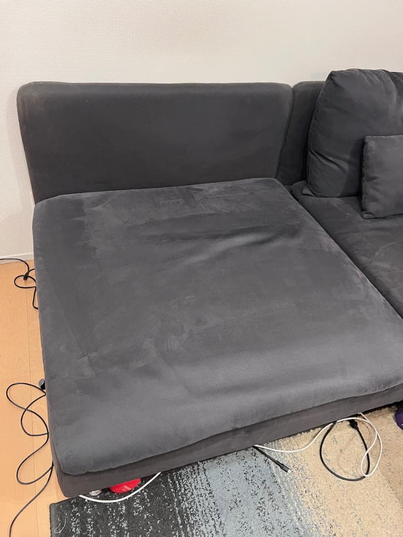 【送料/設置料込み】SÖDERHAMNソーデルハムン 2人掛けソファ 寝椅子付き