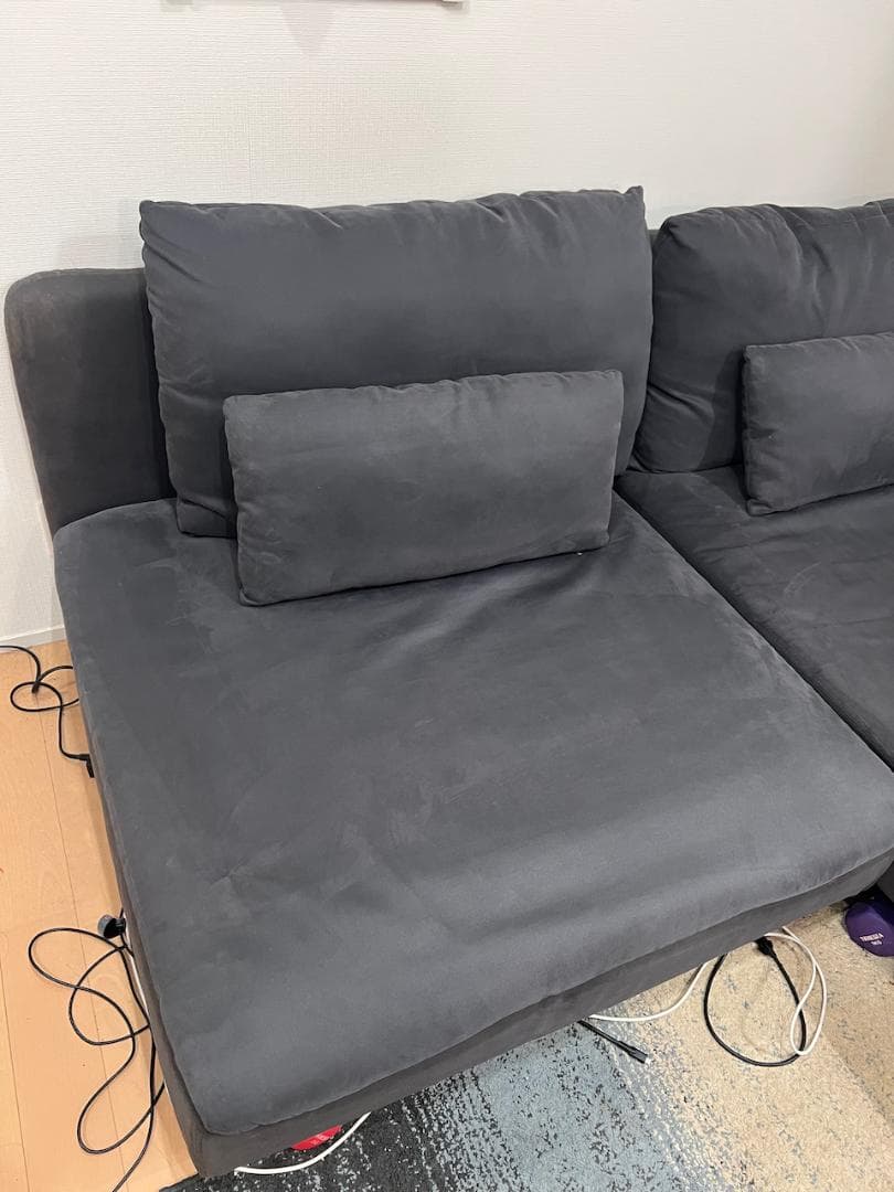 【送料/設置料込み】SÖDERHAMNソーデルハムン 2人掛けソファ 寝椅子付き