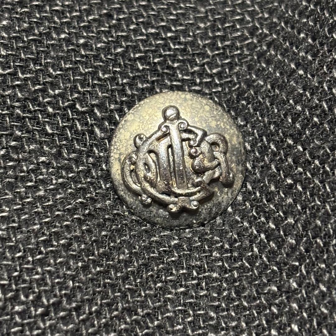 希少 90's ディオール テーラードジャケット ダブル リネン メタルボタン