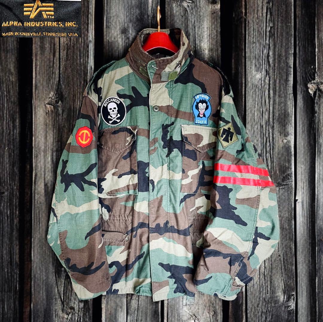 90s ALPHA INDUSTRIES M-65 改 SCOVILLジッパー