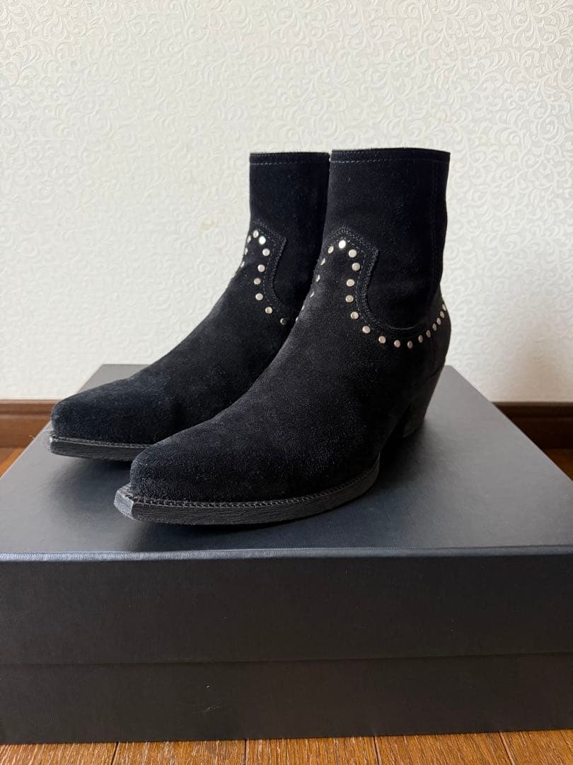 Saint Laurent サンローラン スタッズ　ウエスタンブーツ　美品