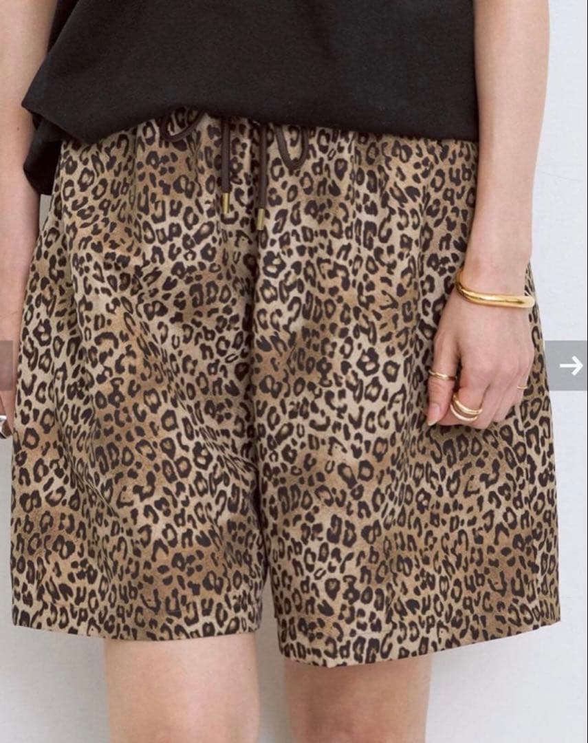 アパルトモン　Leopard Print Short Pants 34